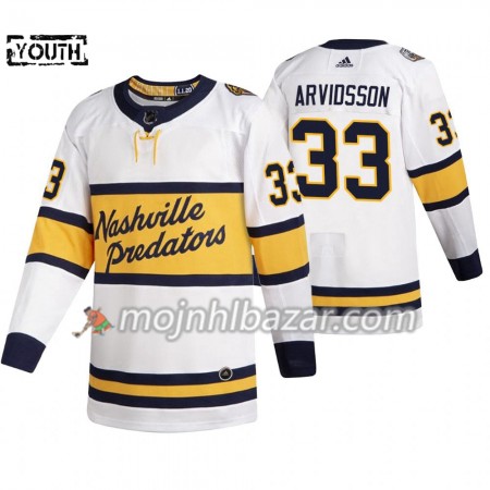 Dresovi Nashville Predators Viktor Arvidsson 33 Adidas 2020 Winter Classic Authentic - Dječji